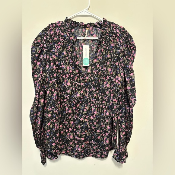 NWT Free People Meant To Be Blouse Size L - Picture 4 of 12